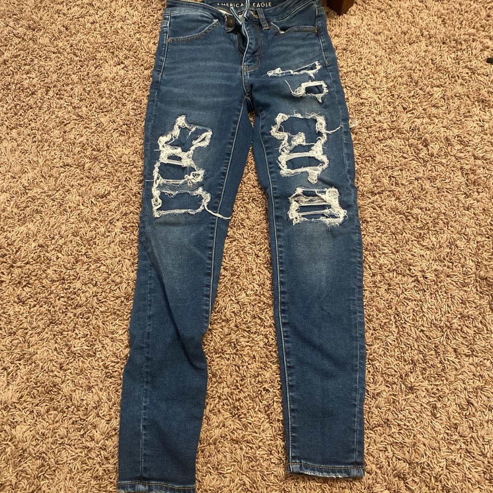 American Eagle jeans: very stretchy